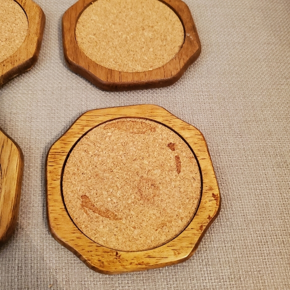 Wooden Coasters and Holder - Picture 4 of 7